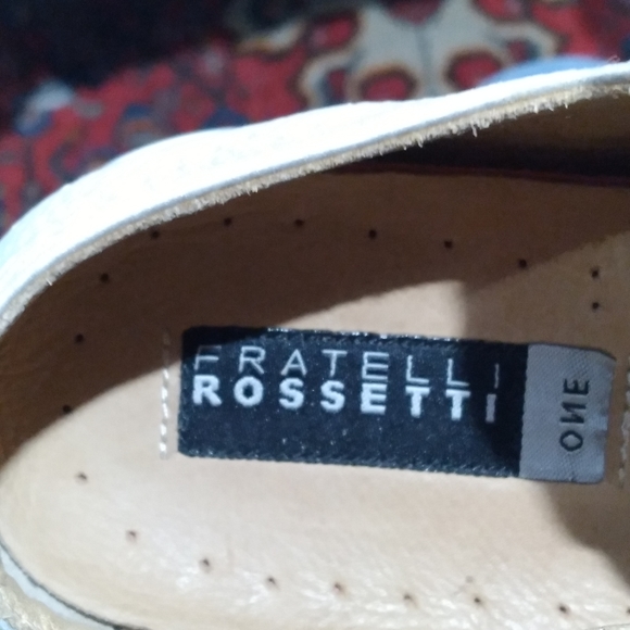 FRATELLI ROSSETTI Silver Leather Oxford   Slip-on Sneakers, size 35 - Picture 2 of 8